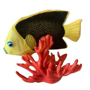 VINTAGE Franklin Mint Jeweled Ocean Tropical Fish Porcelain